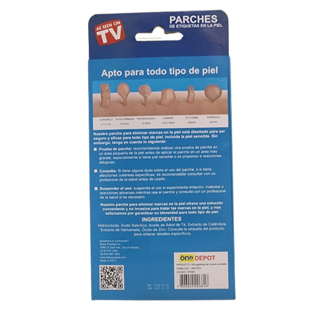 PielLimpia™ – Solución rápida en un solo parche.