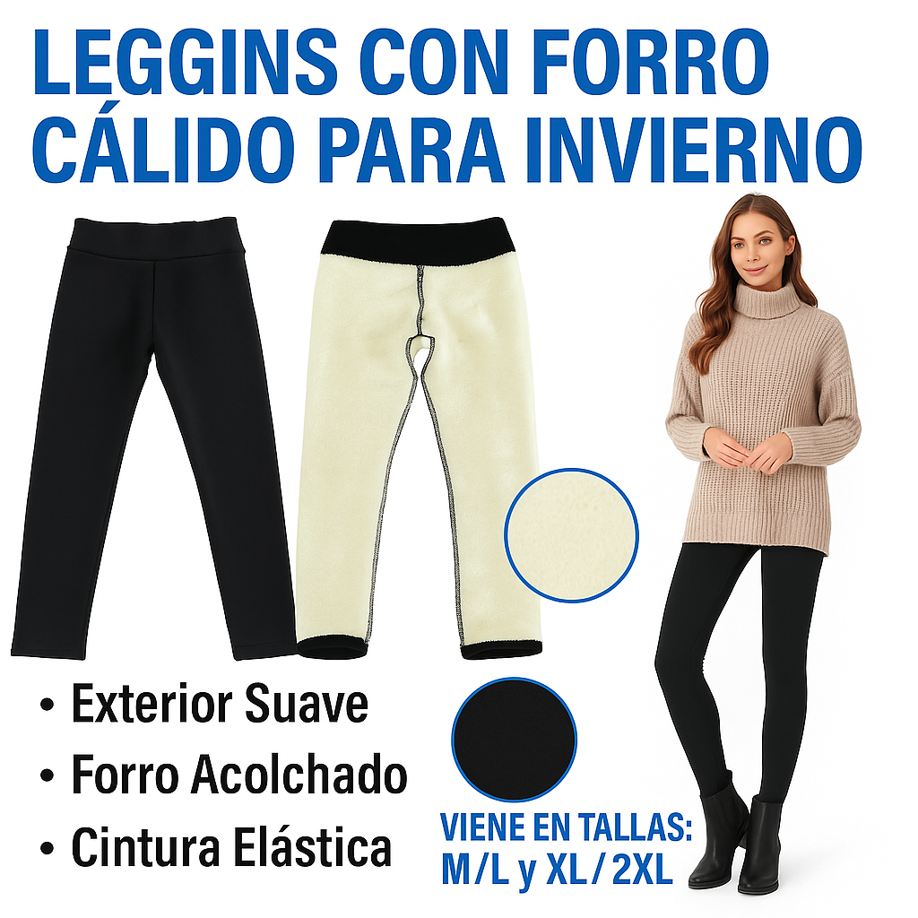 Calza Térmica Invernal Mujer™ – Abrigo suave, estilo perfecto