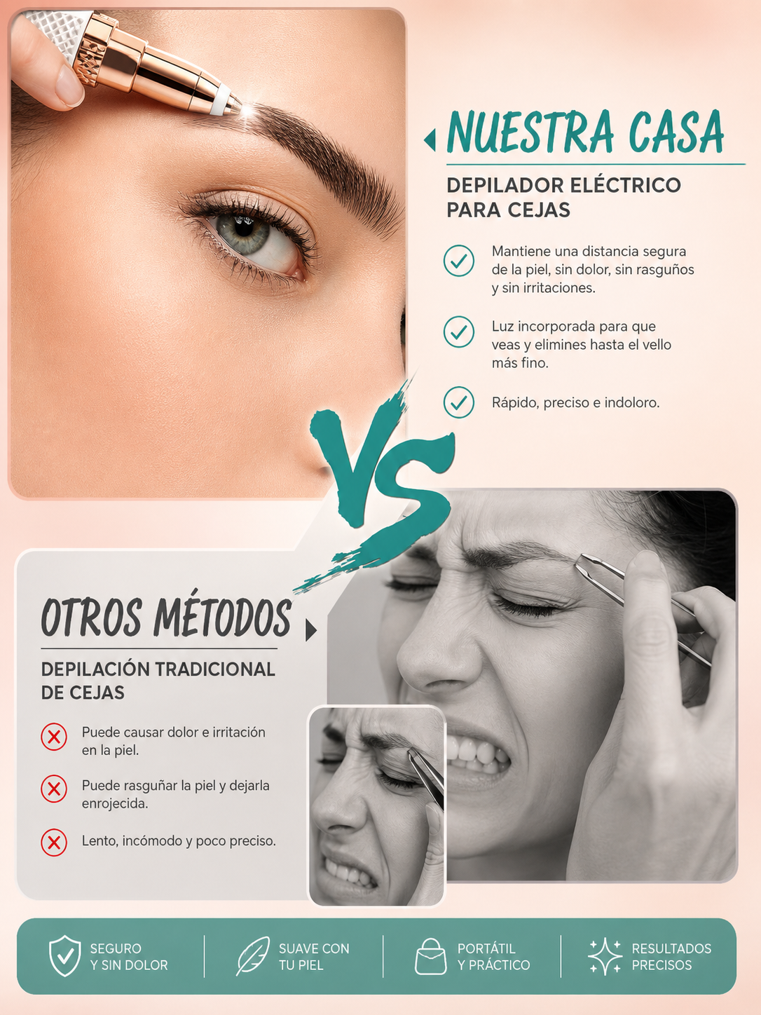 Depilador Facial Premium 2 en 1