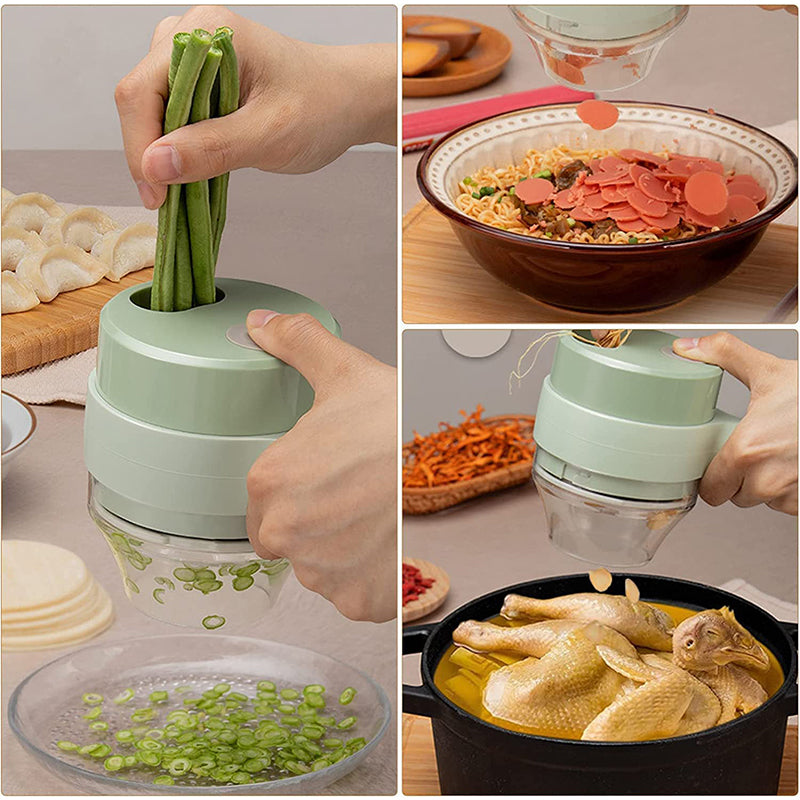 ⭐Picadora de Verduras Eléctrica Portátil™ – Rapidez, Comodidad y Sabor en Cada Corte