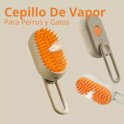 Cepillo para Mascotas a Vapor Recargable™ – Limpieza, Suavidad y Brillo Profesional en Casa