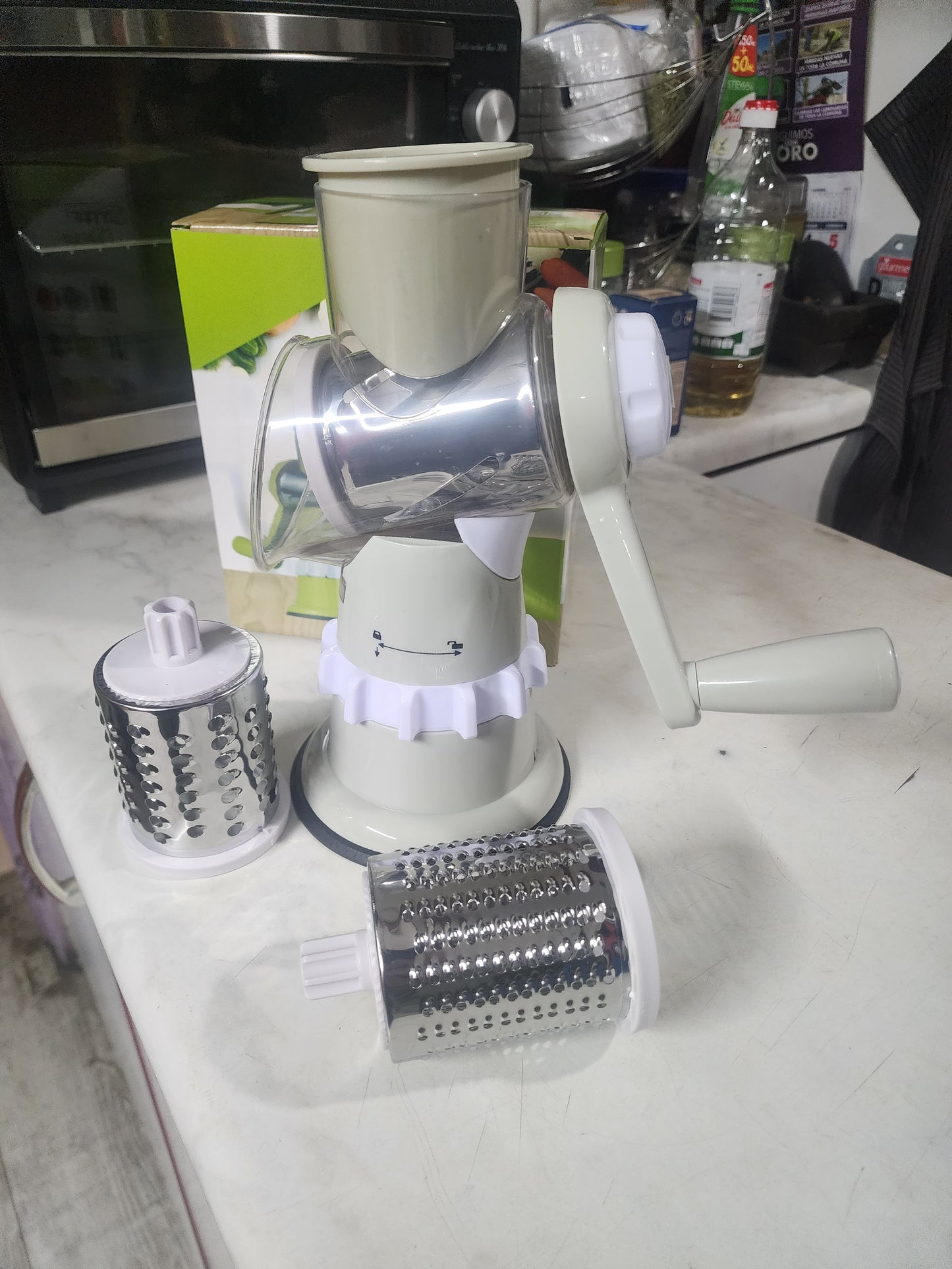 Picadora Manual 3 Cuchillas Mandolina™ – Rapidez, seguridad y precisión en cada corte
