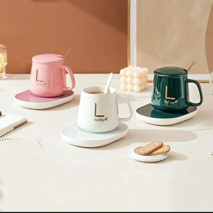 Taza con Calentador Eléctrico™ – Tu bebida siempre caliente, tu momento perfecto