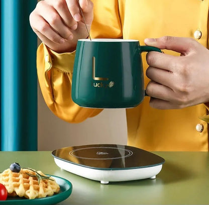 Taza con Calentador Eléctrico™ – Tu bebida siempre caliente, tu momento perfecto