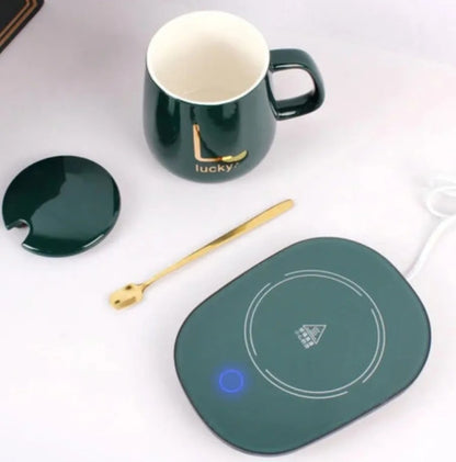 Taza con Calentador Eléctrico™ – Tu bebida siempre caliente, tu momento perfecto
