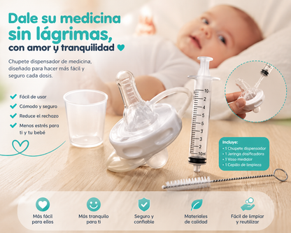 CHUPETE DISPENSADOR MEDICINA BEBÉ