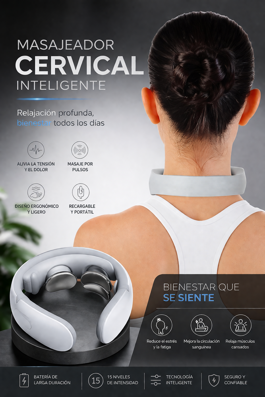 Masajeador Eléctrico Cervical