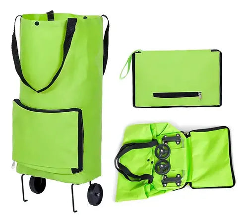 Bolso Plegable Con Ruedas  2 en 1