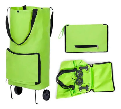 Bolso Plegable Con Ruedas  2 en 1