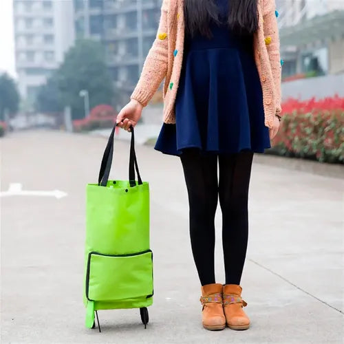 Bolso Plegable Con Ruedas  2 en 1