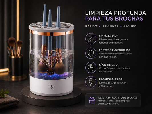 Limpiador Eléctrico de Brochas Pro