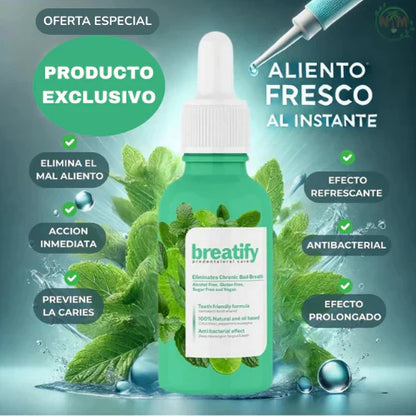 BREATIFY™ – Frescura Instantánea, Confianza Todo el Día